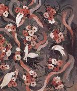 Marie Laurencin Pigeon and flowers oil painting reproduction